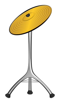 Cymbal clipart