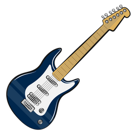 Electric guitar clipart