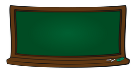 Blackboard drawing clipart
