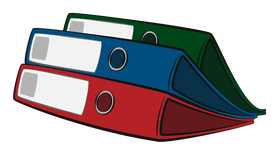 Folders clipart