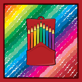 Colour pencils vector