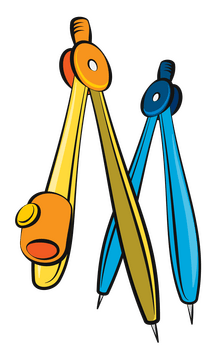 Compasses clipart