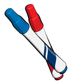 Markers clipart