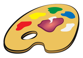 Paint palette clipart