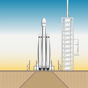 Falcon heavy vector