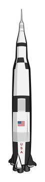 Saturn v clipart