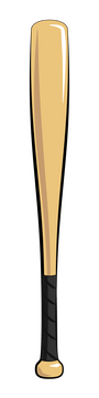 Baseball bat clipart