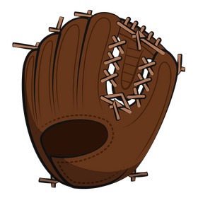 Baseball glove clipart