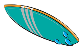 Surfboard clipart