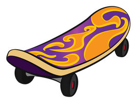 Skateboard clipart