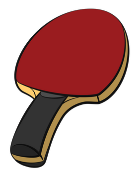 Table tennis racket clipart