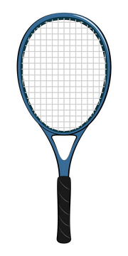 Tennis racket clipart