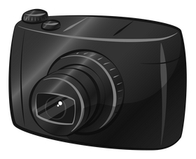 Compact camera clipart