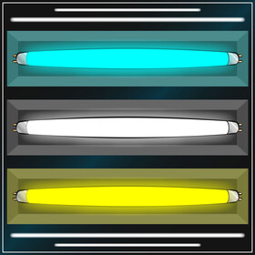 Fluorescent tube vector