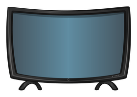 Led tv clipart