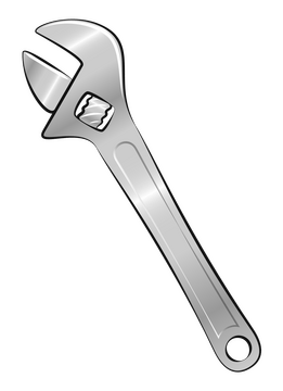 Monkey Wrench Clipart Vector Images