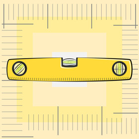 Spirit level vector