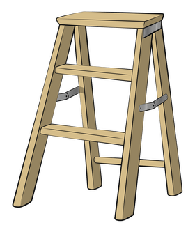 Step ladder clipart