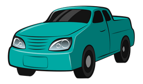 Pickup car clipart