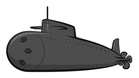 Submarine clipart
