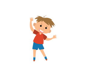 Cute baby boy clipart