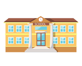 School building clipart