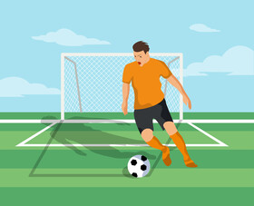 Soccer illustration vector