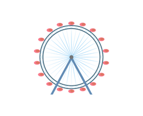 London eye clipart