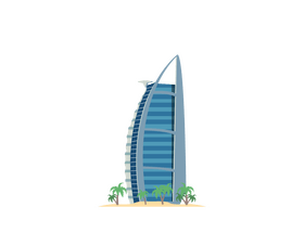 Burj Al Arab clipart