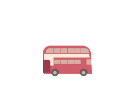 Double decker bus clipart