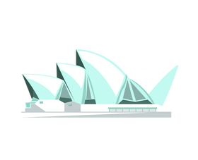 Sydney Opera House clipart
