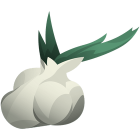 Garlic cartoon clipart