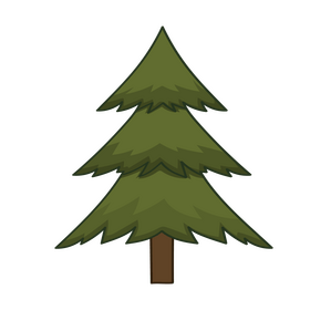 Evergreen clipart