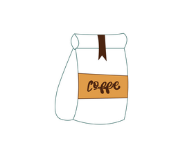 Coffee bag clipart