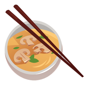 Mushroom soup clipart