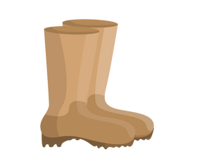 Galoshes cartoon clipart