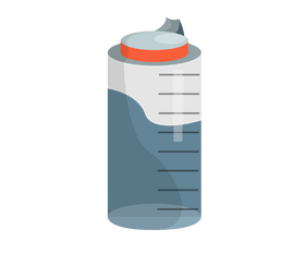 Shaker bottle cartoon clipart