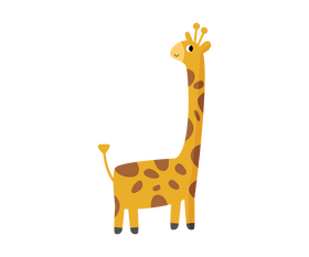 Cartoon giraffe free clipart