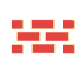 Decorative bricks clipart