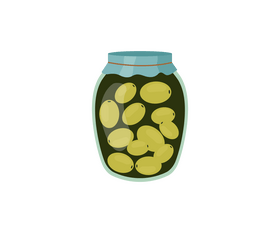 Free canned olives clipart