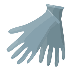 Free cleaning gloves clipart