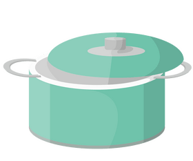 Cartoon saucepan clipart