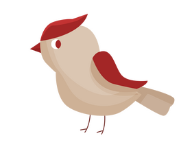 Cartoon baby bird clipart