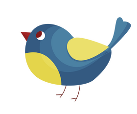 Cartoon chick bird clipart