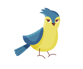Cartoon bird clipart
