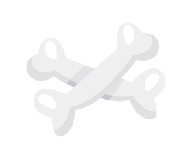 Halloween bones clipart