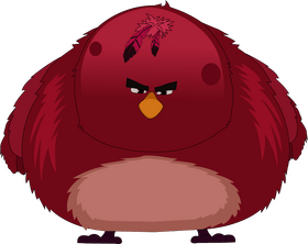 Cartoon red bird clipart free download