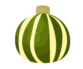 Green cushaw squash free clipart
