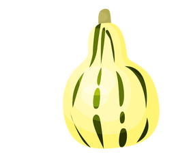 Striped pumpkin drawing clipart