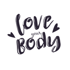 Feminism, love your body clipart
